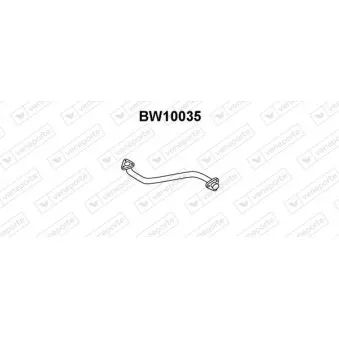 Tuyau d'échappement VENEPORTE BW10035