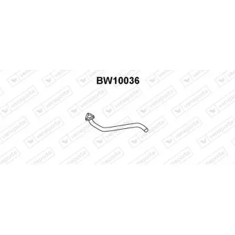Tuyau d'échappement VENEPORTE BW10036
