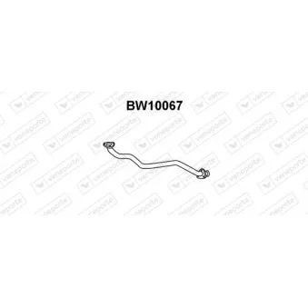 Tuyau d'échappement VENEPORTE BW10067