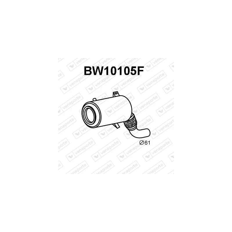 Filtre à particules / à suie, échappement VENEPORTE BW10105F