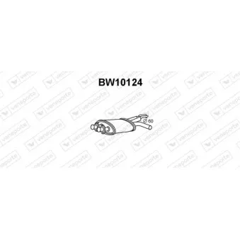 Silencieux central VENEPORTE BW10124