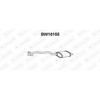 Silencieux arrière VENEPORTE