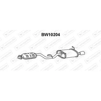 Silencieux arrière VENEPORTE