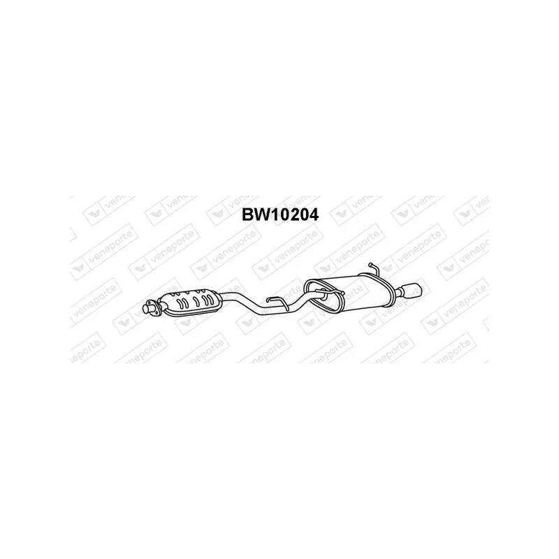 Silencieux arrière VENEPORTE BW10204