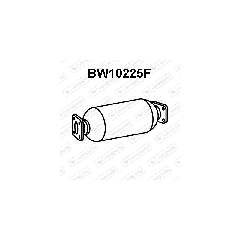Filtre à particules / à suie, échappement VENEPORTE BW10225F
