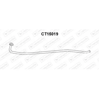Tuyau d'échappement VENEPORTE CT15019