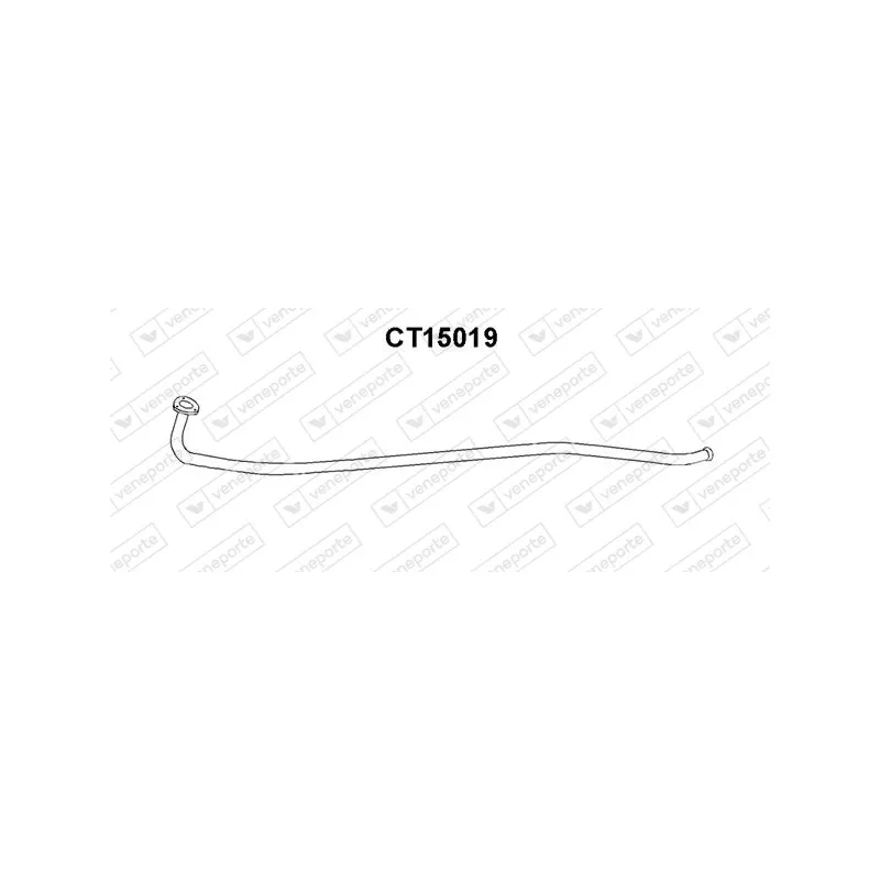 Tuyau d'échappement VENEPORTE CT15019