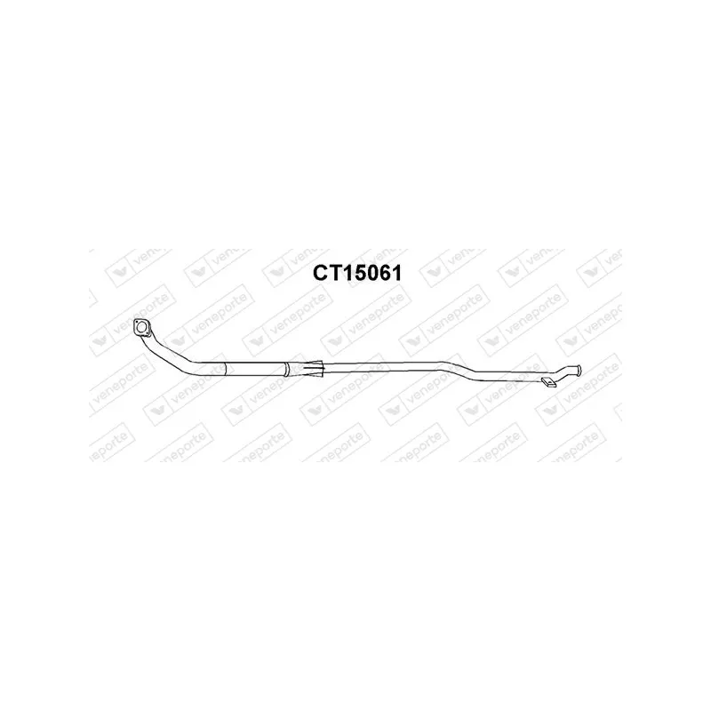 Tuyau d'échappement VENEPORTE CT15061