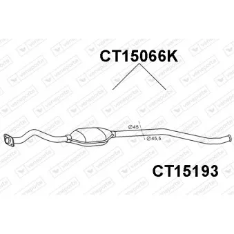 Catalyseur VENEPORTE CT15066K