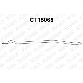 Tuyau d'échappement VENEPORTE CT15068