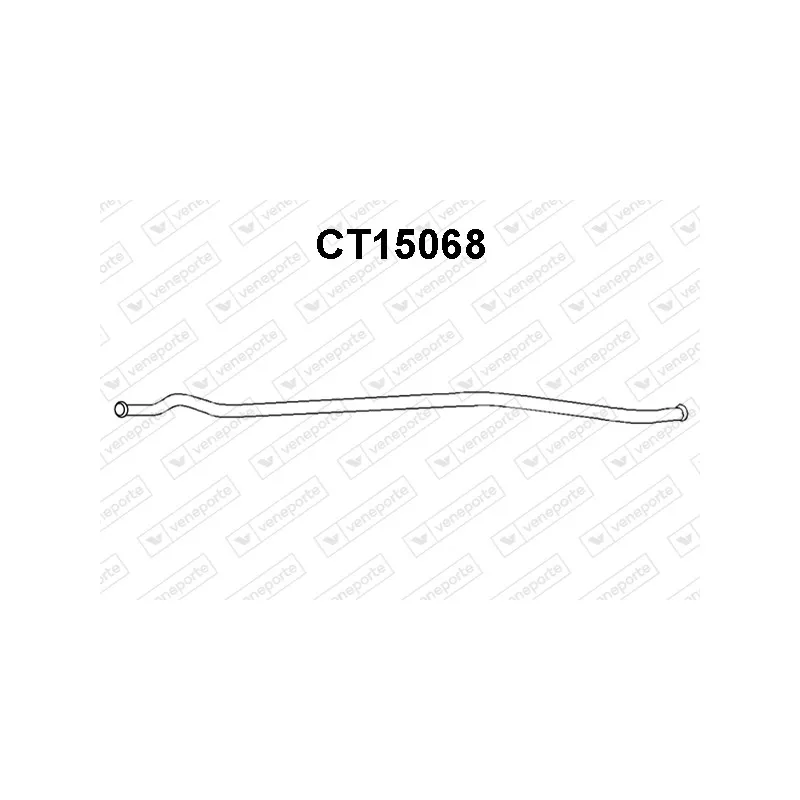 Tuyau d'échappement VENEPORTE CT15068