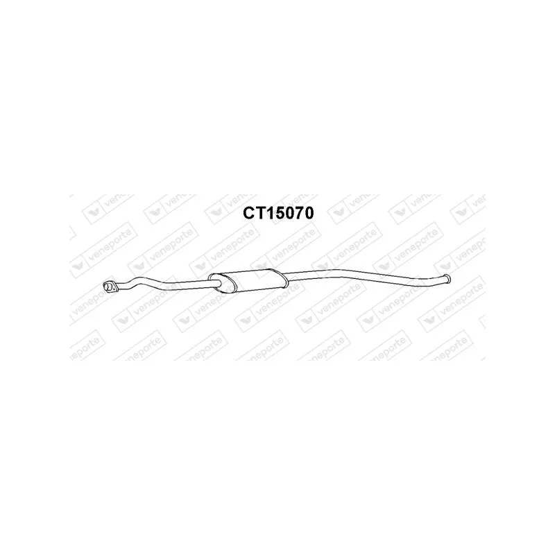 Silencieux central VENEPORTE CT15070