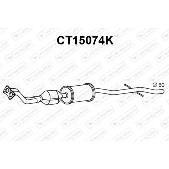 Catalyseur VENEPORTE CT15074K