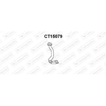 Tuyau d'échappement VENEPORTE CT15079