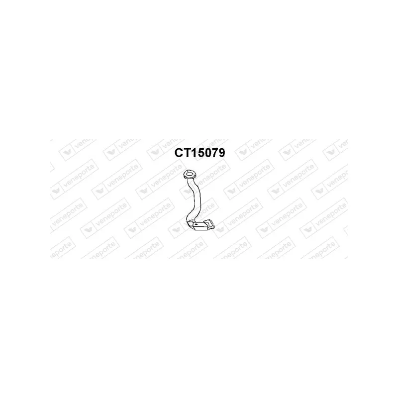 Tuyau d'échappement VENEPORTE CT15079