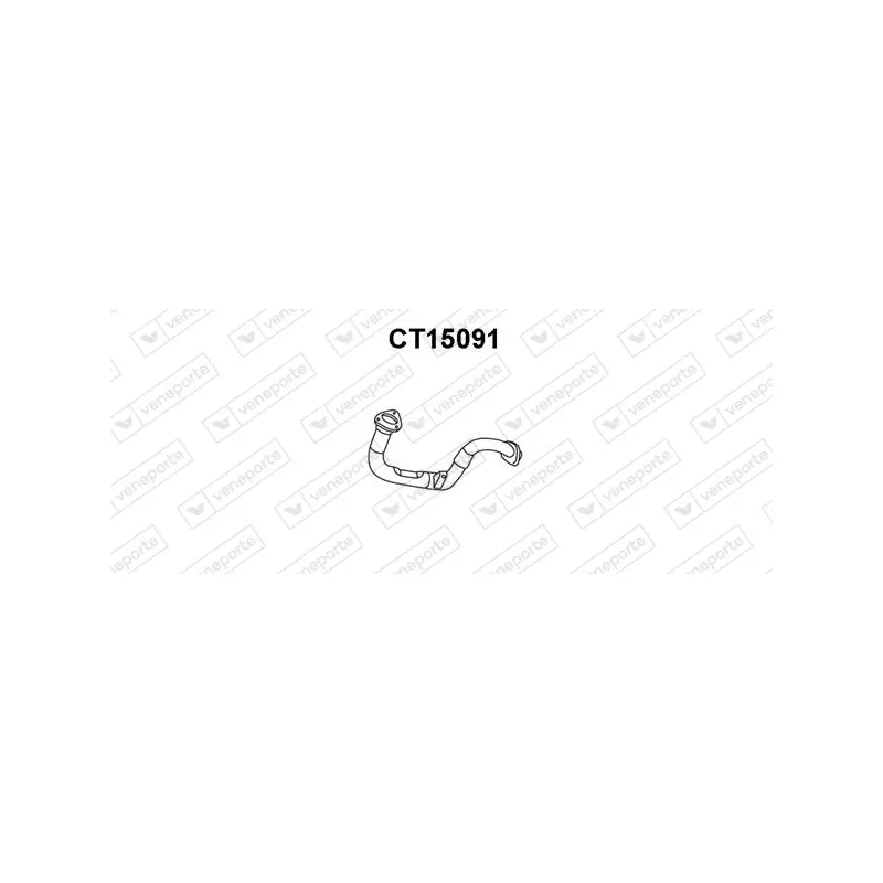 Tuyau d'échappement VENEPORTE CT15091