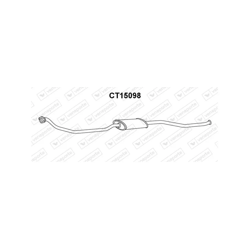 Silencieux central VENEPORTE CT15098