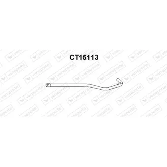 Tuyau d'échappement VENEPORTE CT15113