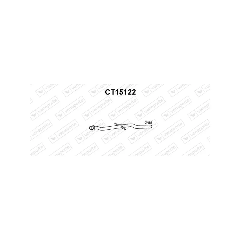 Tuyau d'échappement VENEPORTE CT15122