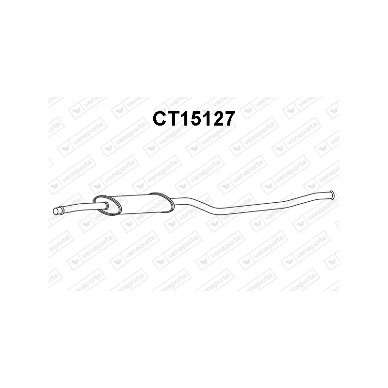 Silencieux central VENEPORTE CT15127