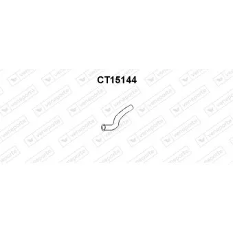 Tuyau d'échappement VENEPORTE CT15144