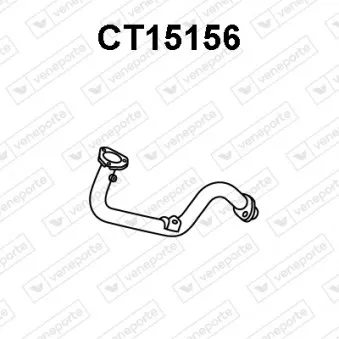 Tuyau d'échappement VENEPORTE CT15156