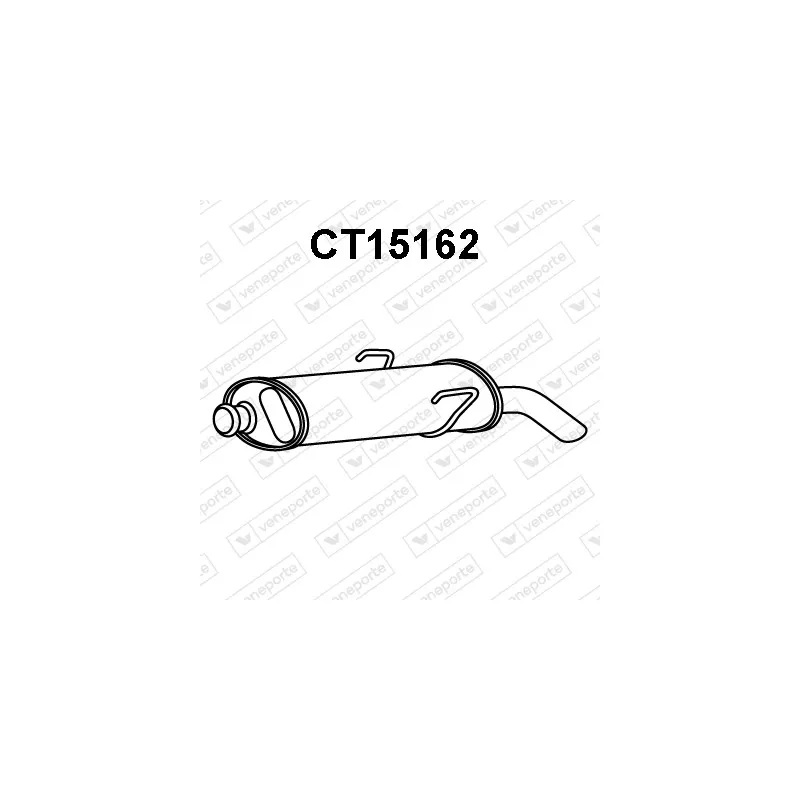 Silencieux arrière VENEPORTE CT15162