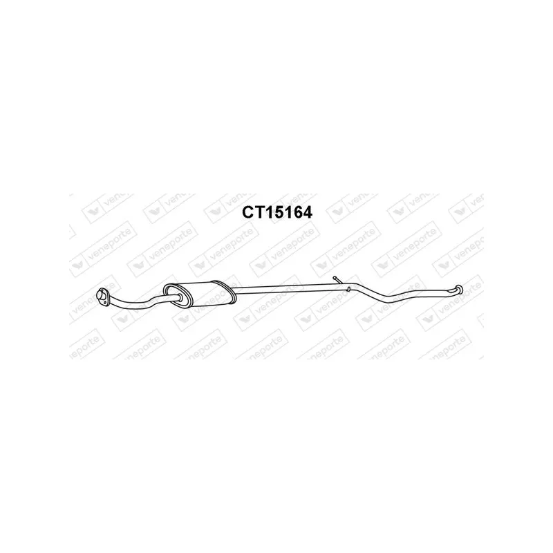 Silencieux avant VENEPORTE CT15164