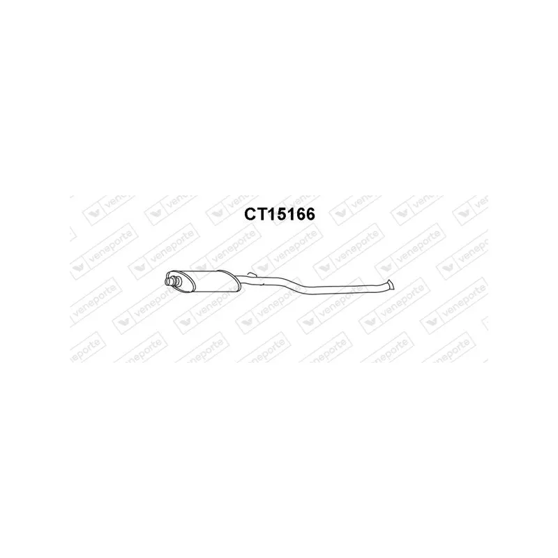 Silencieux central VENEPORTE CT15166