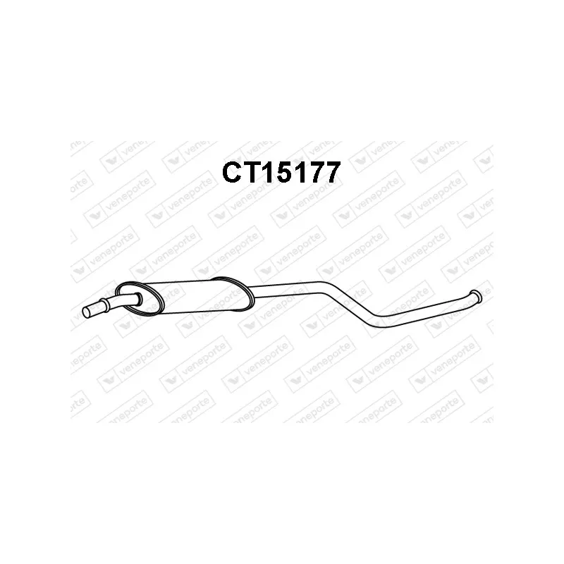 Silencieux central VENEPORTE CT15177