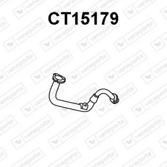Tuyau d'échappement VENEPORTE CT15179