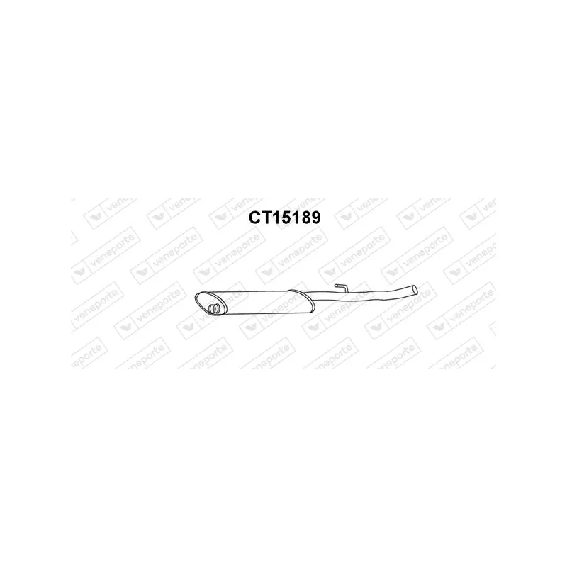 Silencieux avant VENEPORTE CT15189