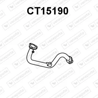 Tuyau d'échappement VENEPORTE CT15190