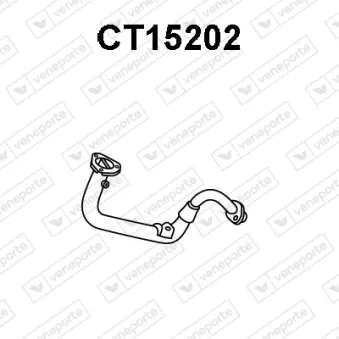 Tuyau d'échappement VENEPORTE CT15202