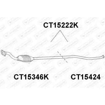 Catalyseur VENEPORTE CT15222K