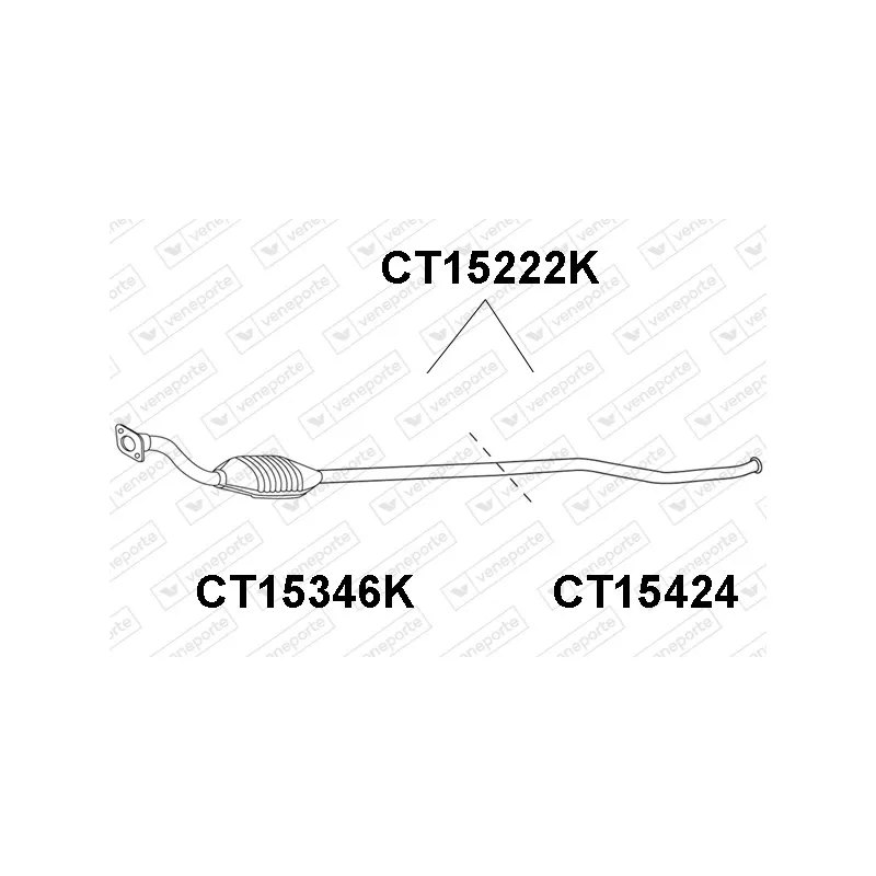 Catalyseur VENEPORTE CT15222K