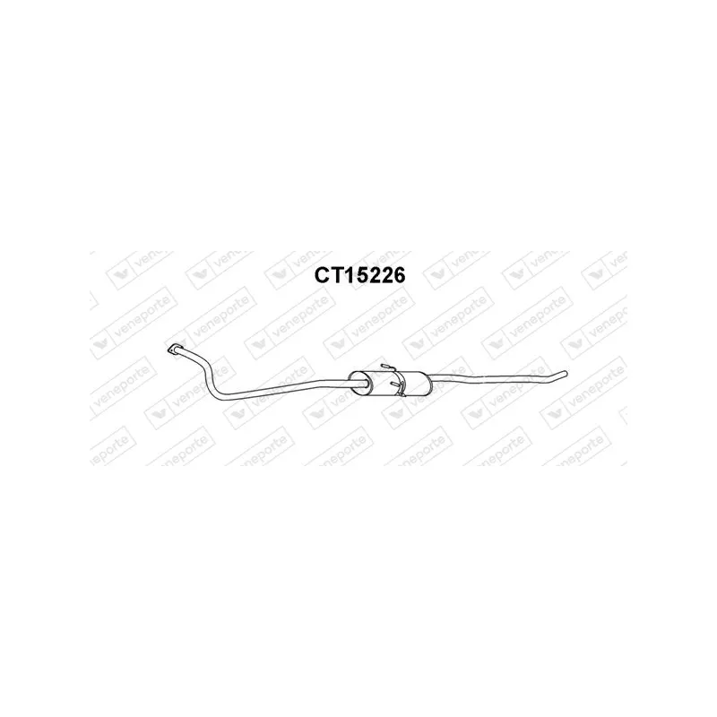 Silencieux avant VENEPORTE CT15226