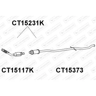 Catalyseur VENEPORTE CT15231K