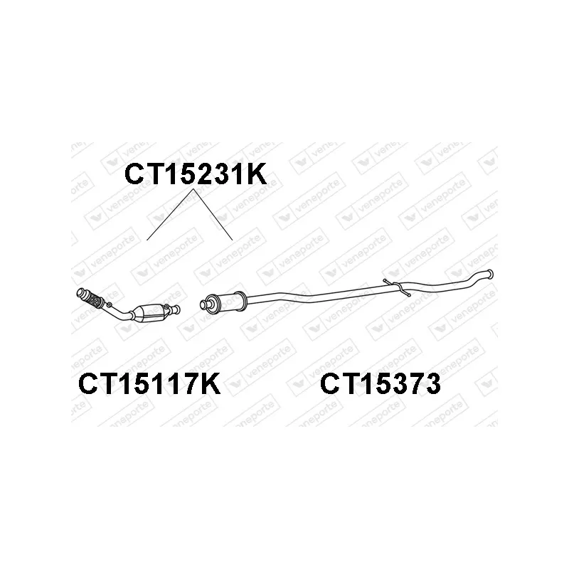 Catalyseur VENEPORTE CT15231K