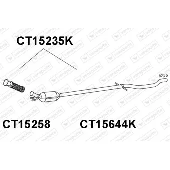 Catalyseur VENEPORTE CT15235K