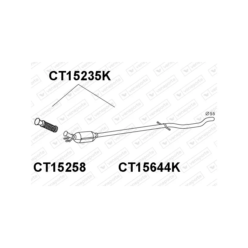 Catalyseur VENEPORTE CT15235K