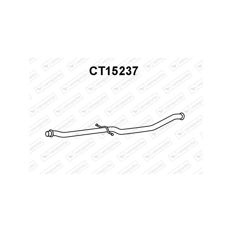 Tuyau d'échappement VENEPORTE CT15237
