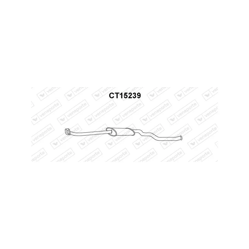 Silencieux avant VENEPORTE CT15239