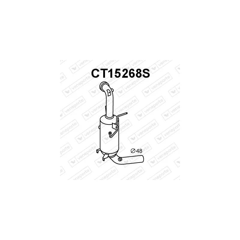 Filtre à particules / à suie, échappement VENEPORTE CT15268S