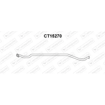Tuyau d'échappement VENEPORTE CT15270