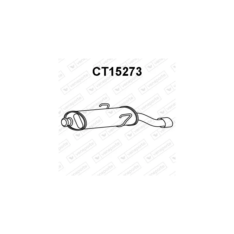 Silencieux arrière VENEPORTE CT15273