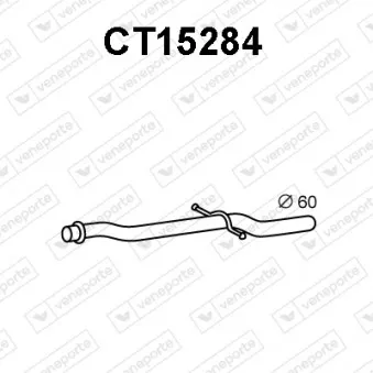 Tuyau d'échappement VENEPORTE CT15284