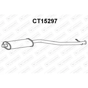 Silencieux avant VENEPORTE CT15297