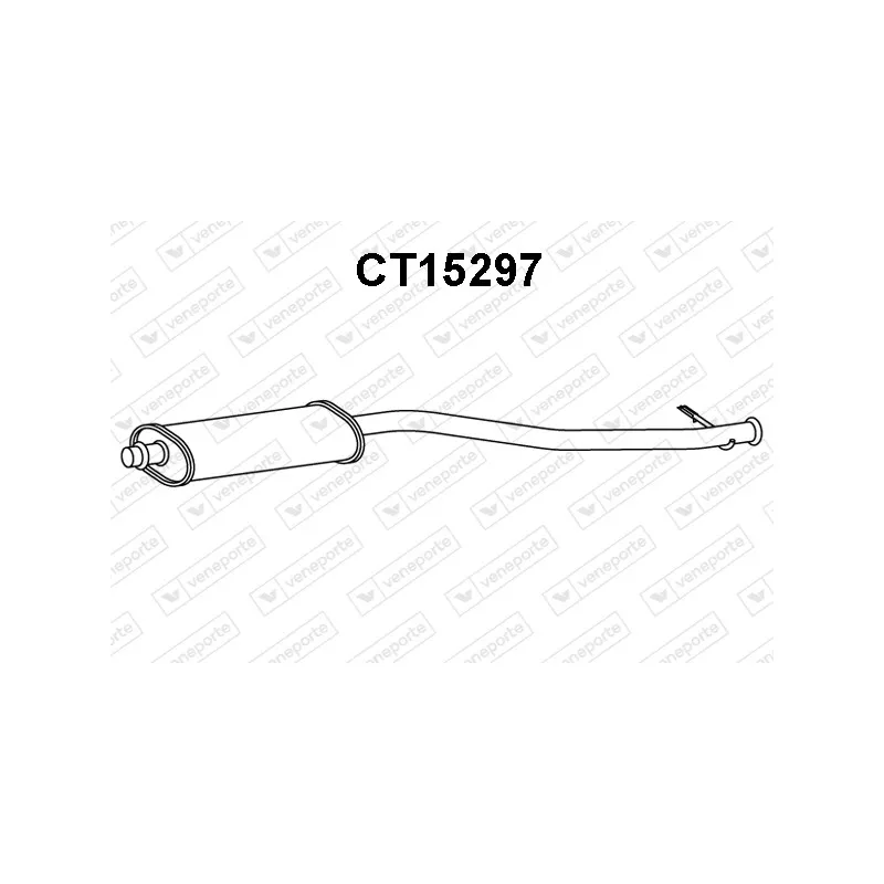 Silencieux avant VENEPORTE CT15297