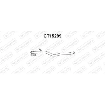 Tube de réparation, catalyseur VENEPORTE CT15299